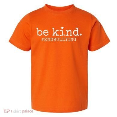 Unity Day Orange Be Kind Anti Bullying Toddler T-Shirt