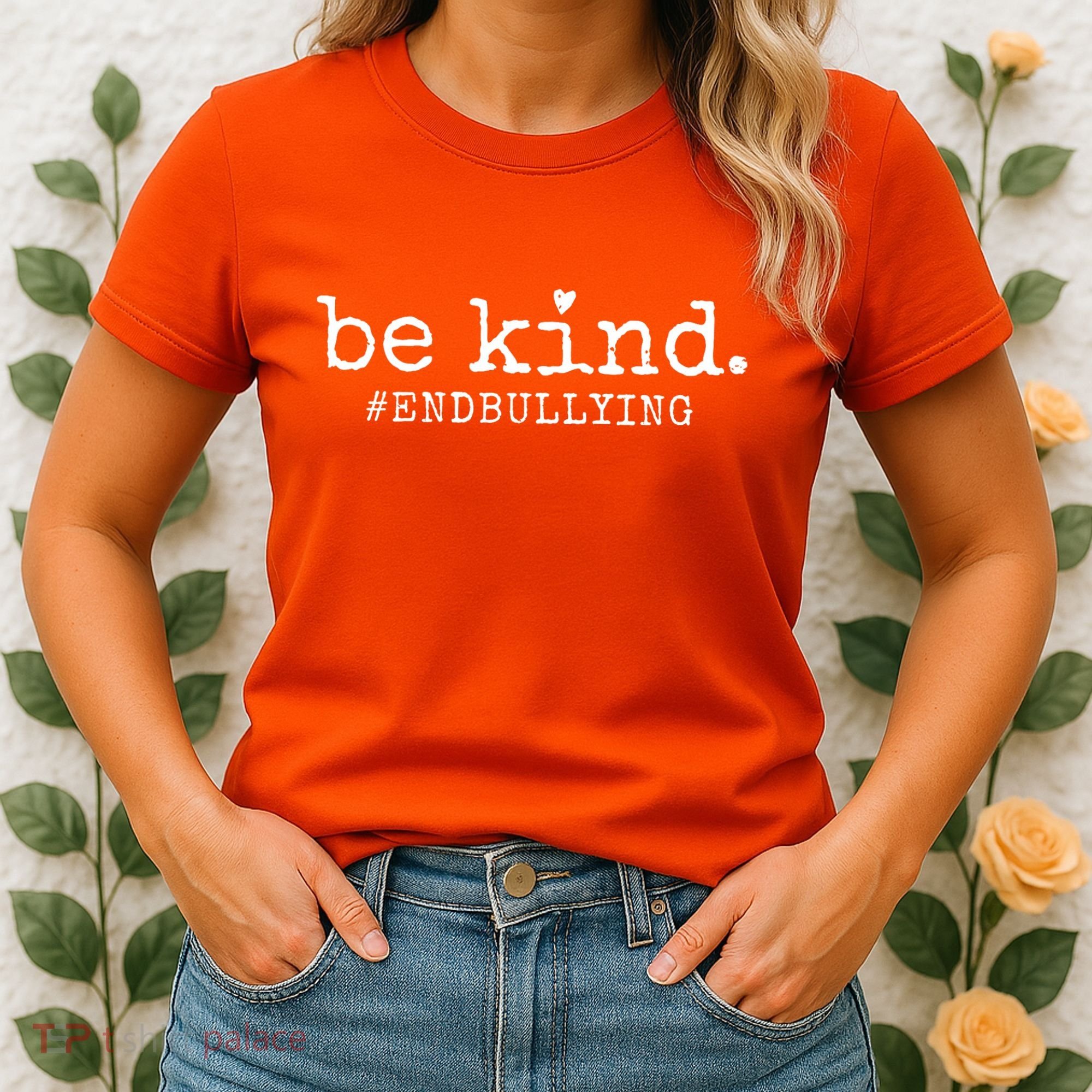 Unity Day Orange Be Kind Anti Bullying Women's T-Shirt