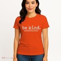 Unity Day Orange Be Kind Anti Bullying Women's T-Shirt thumb 4