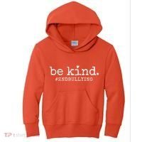 Unity Day Orange Be Kind Anti Bullying Kids Hoodie thumb 0