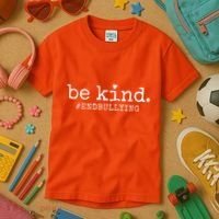 Unity Day Orange Be Kind Anti Bullying Kids T-Shirt thumb 3