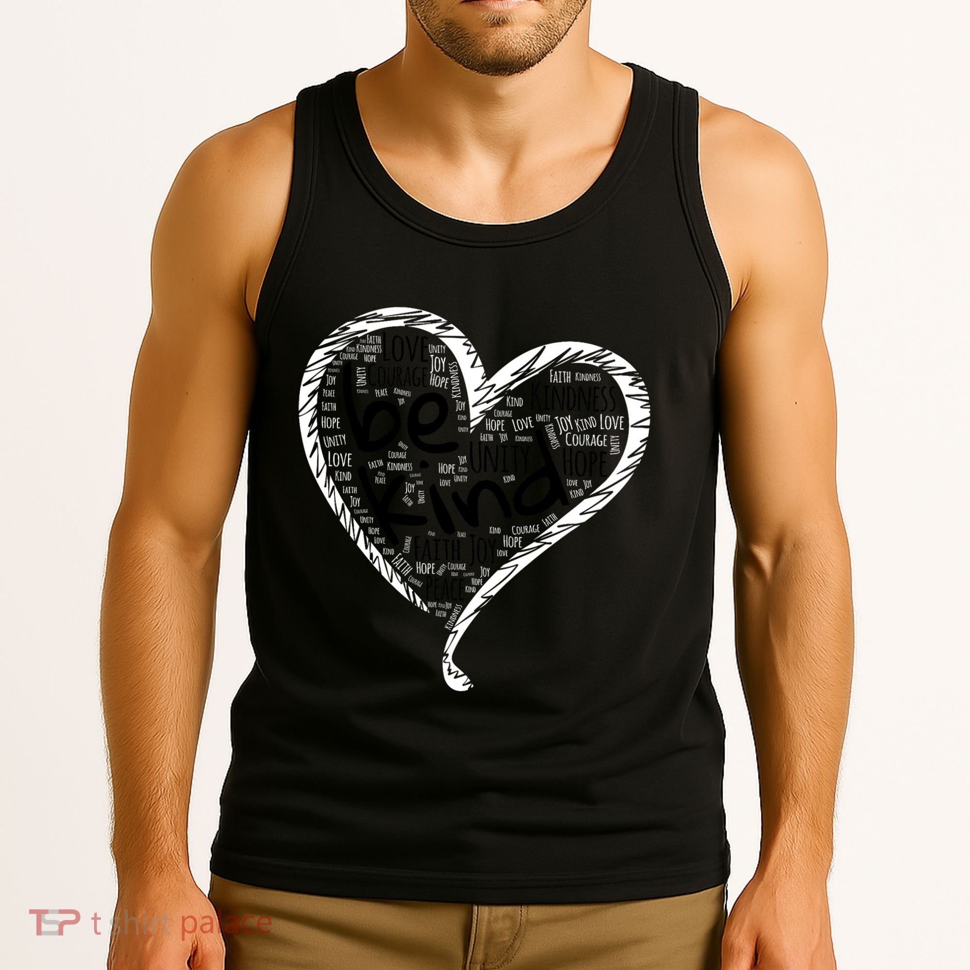 Unity Day Orange Heart Be Kind Anti Bullying Gift Tank Top