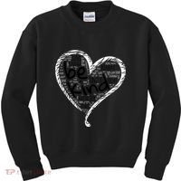 Unity Day Orange Heart Be Kind Anti Bullying Gift Kids Sweatshirt thumb 0