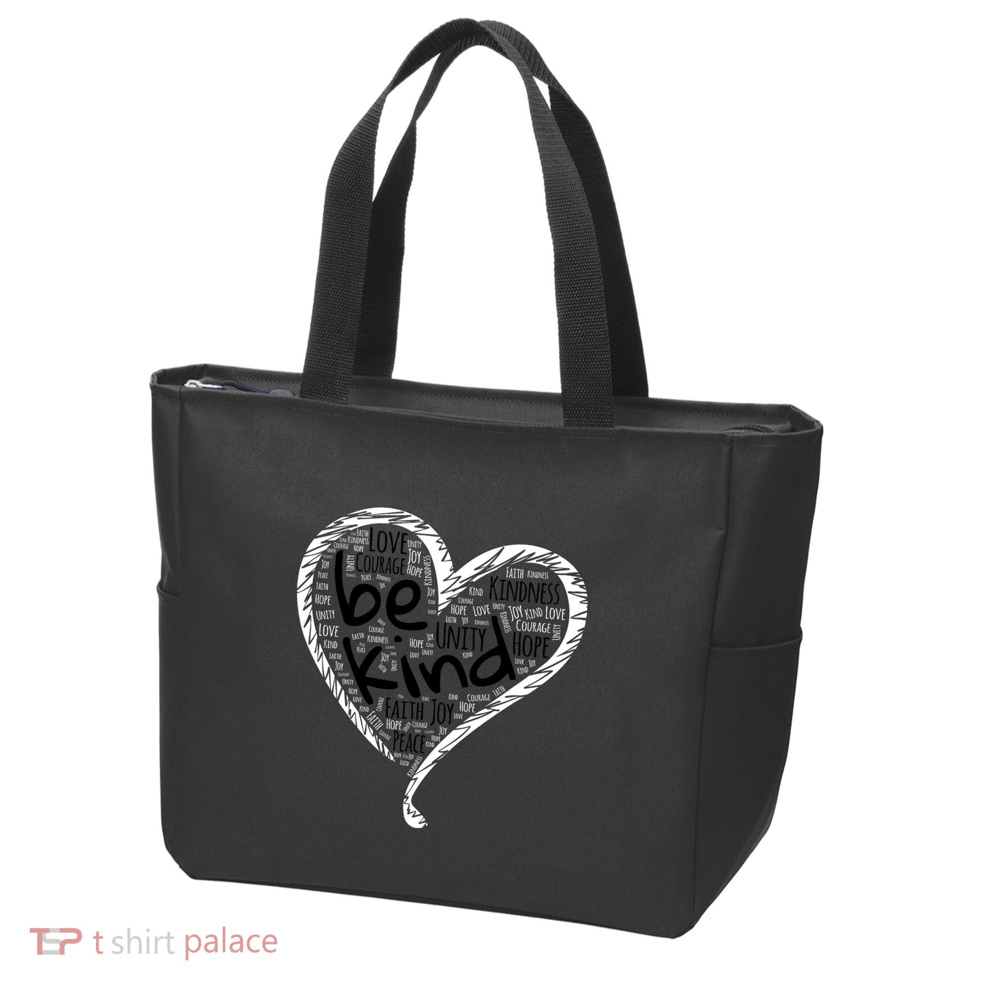 Unity Day Orange Heart Be Kind Anti Bullying Gift Tote Bag