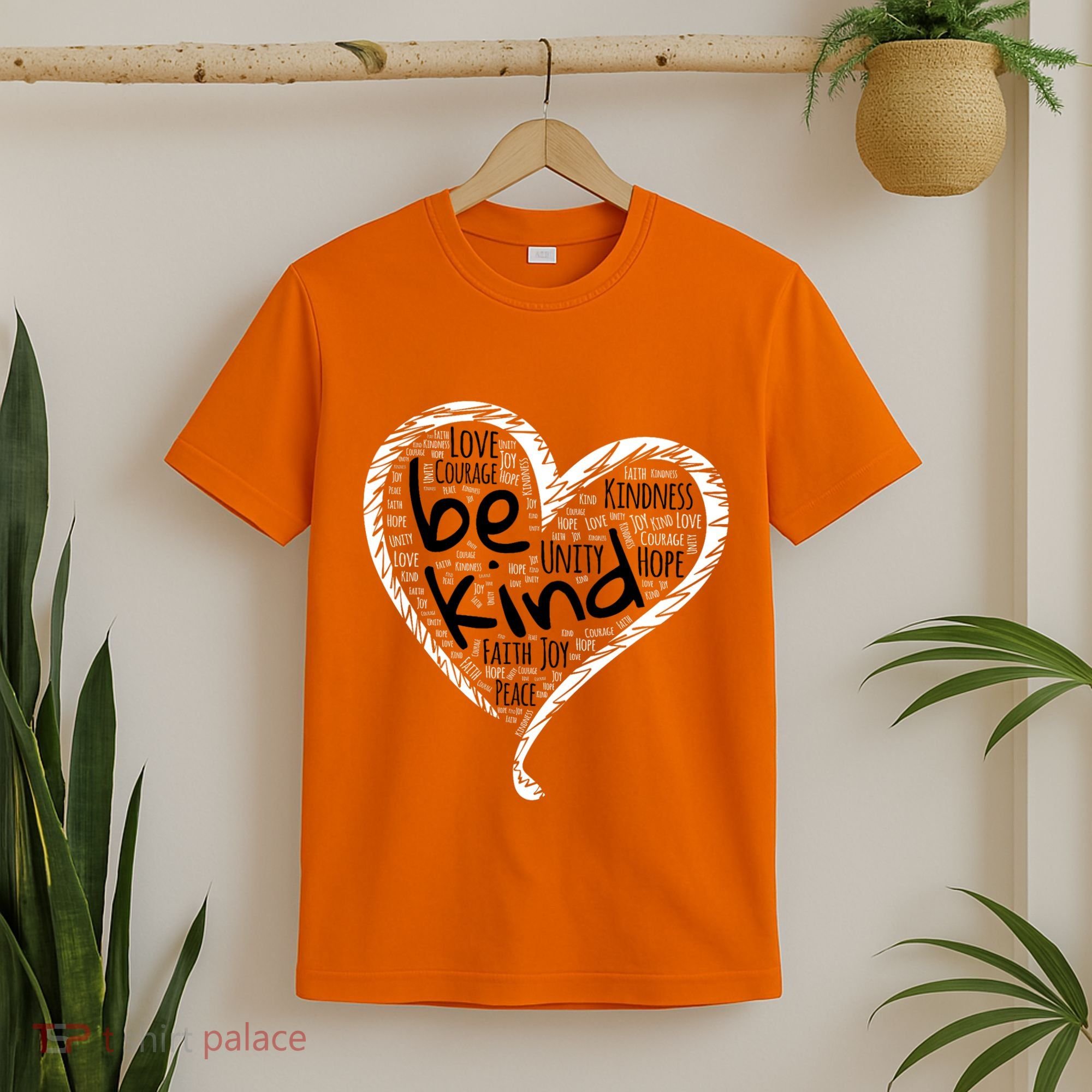 Unity Day Orange Heart Be Kind Anti Bullying Gift T-Shirt