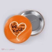 Unity Day Orange Heart Be Kind Anti Bullying Gift Button thumb 0