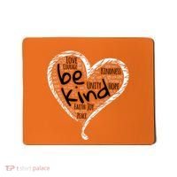 Unity Day Orange Heart Be Kind Anti Bullying Gift Mousepad thumb 0