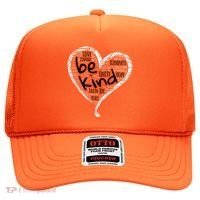 Unity Day Orange Heart Be Kind Anti Bullying Gift Hat thumb 0
