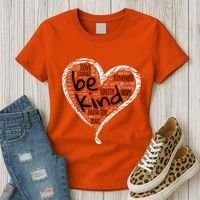 Unity Day Orange Heart Be Kind Anti Bullying Gift Women's T-Shirt thumb 3
