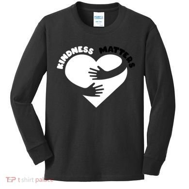 Unity Day Orange Anti Bullying Kindness Matters Kids Long Sleeve Shirt