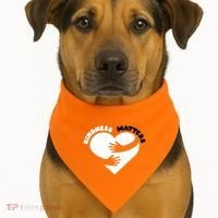 Unity Day Orange Anti Bullying Kindness Matters USA-Made Doggie Bandana thumb 1
