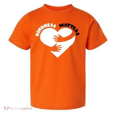 Unity Day Orange Anti Bullying Kindness Matters Toddler T-Shirt