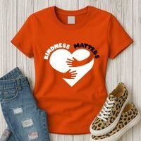 Unity Day Orange Anti Bullying Kindness Matters Women's T-Shirt thumb 3