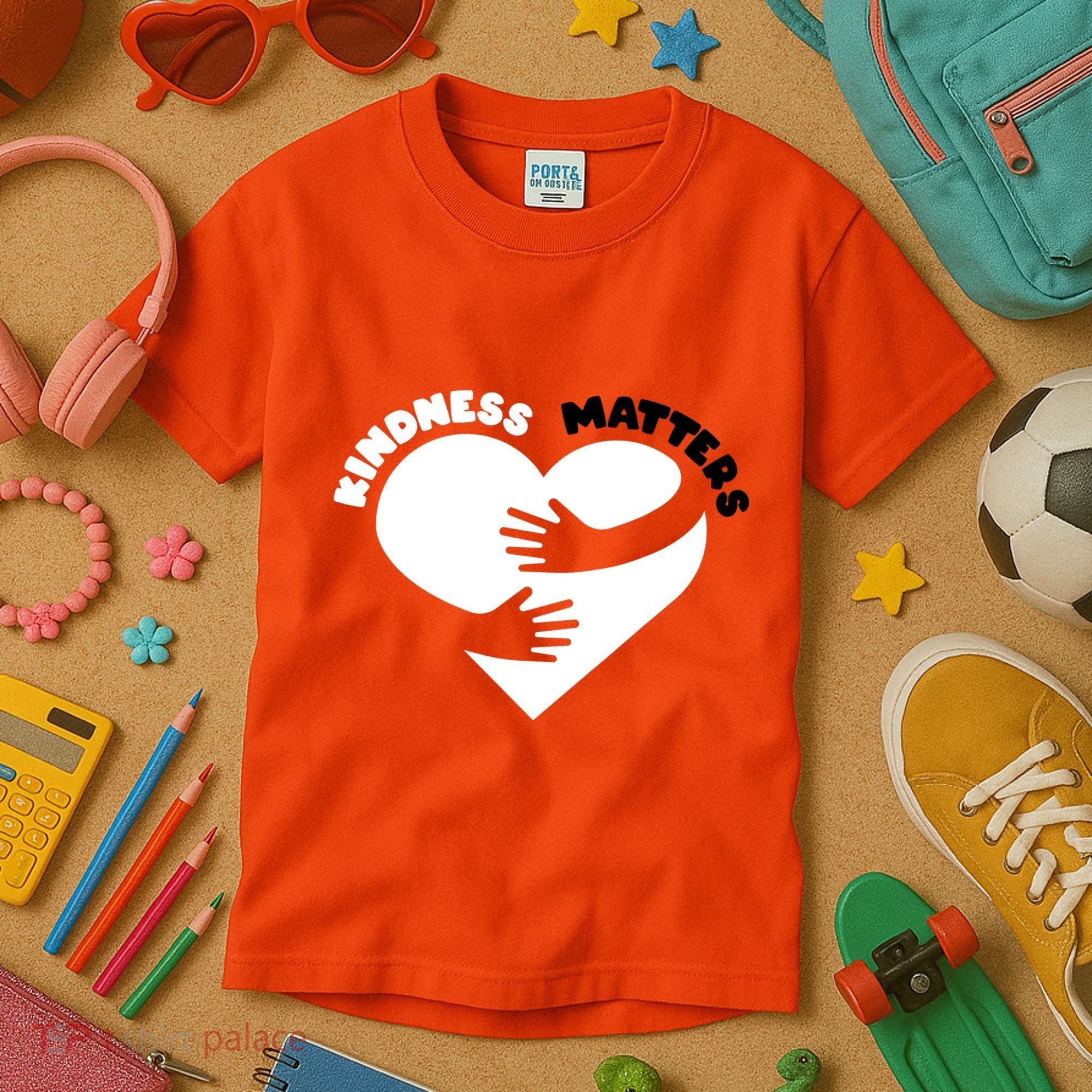 Unity Day Orange Anti Bullying Kindness Matters Kids T-Shirt