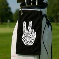 Unity Day Orange Kindness Antibulliyng Be Kind Teacher Golf Towel thumb 2