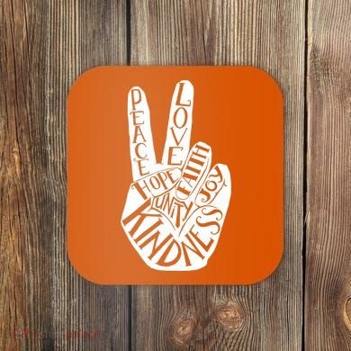 Unity Day Orange Kindness Antibulliyng Be Kind Teacher Coaster