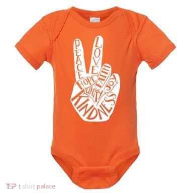 Unity Day Orange Kindness Antibulliyng Be Kind Teacher Baby Bodysuit