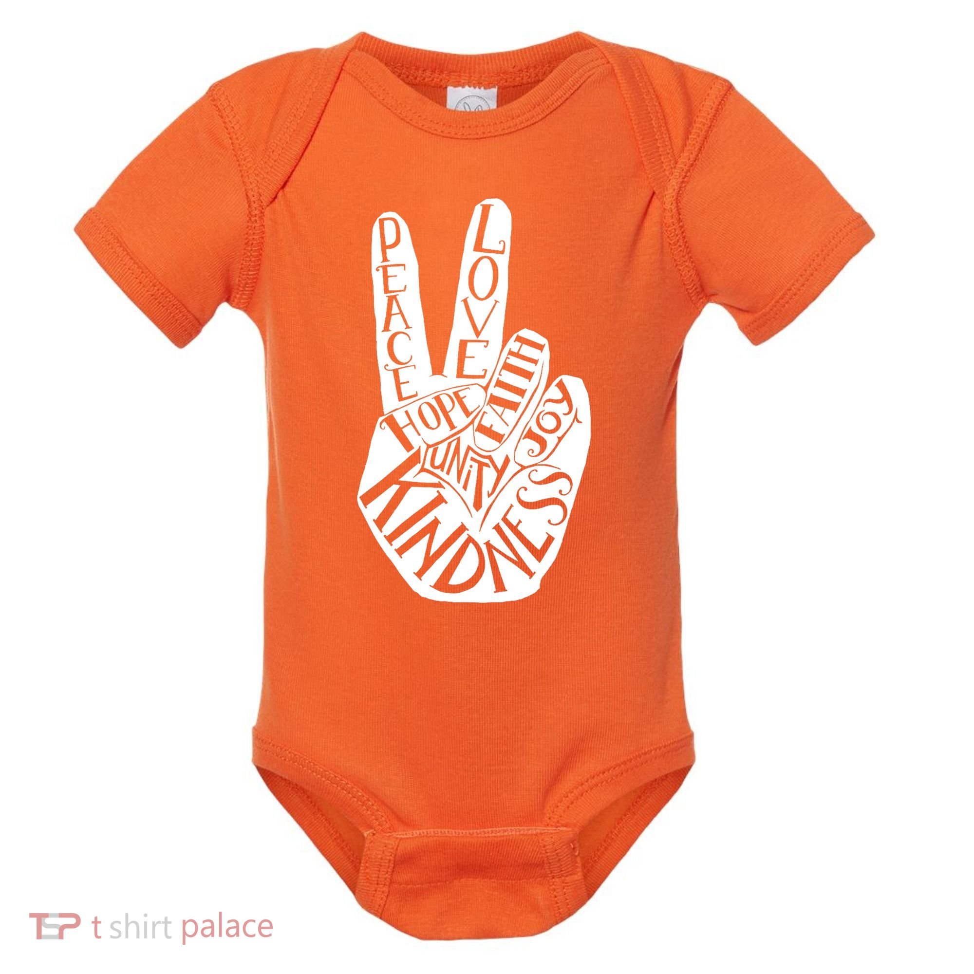 Unity Day Orange Kindness Antibulliyng Be Kind Teacher Baby Bodysuit