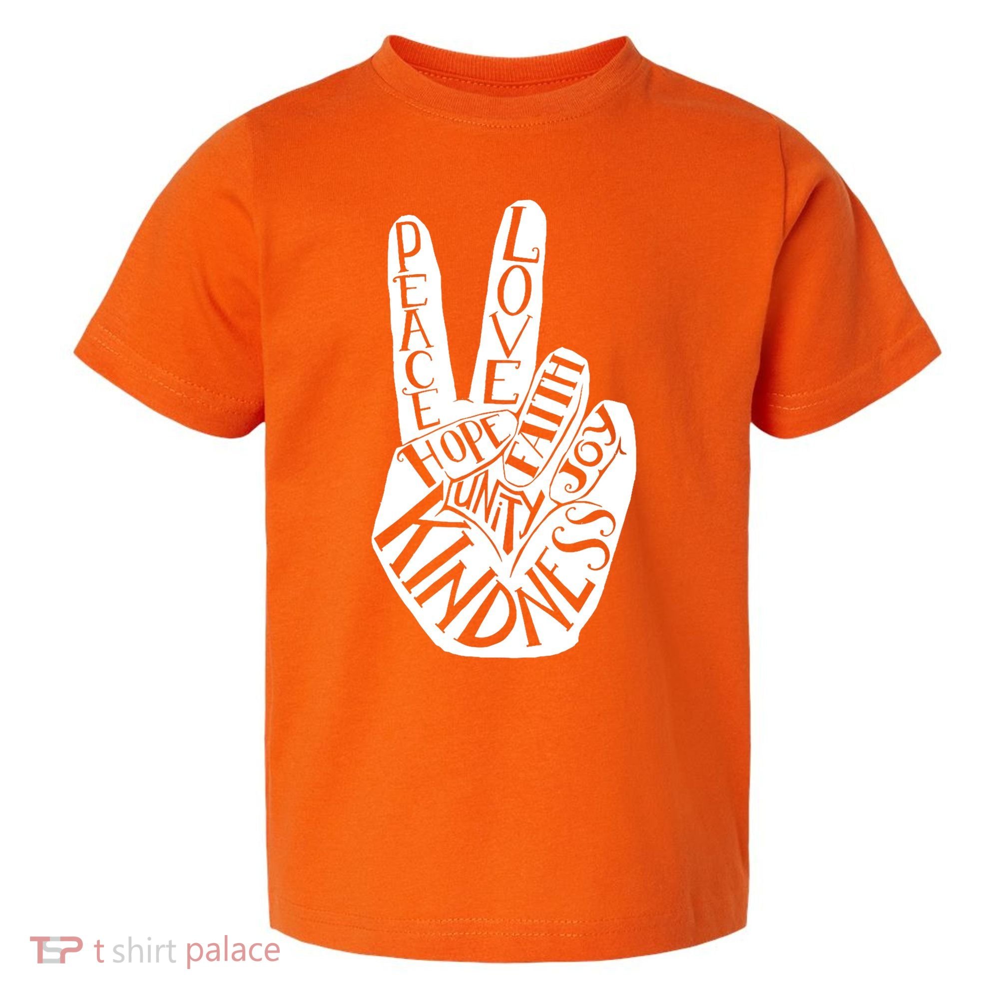 Unity Day Orange Kindness Antibulliyng Be Kind Teacher Toddler T-Shirt