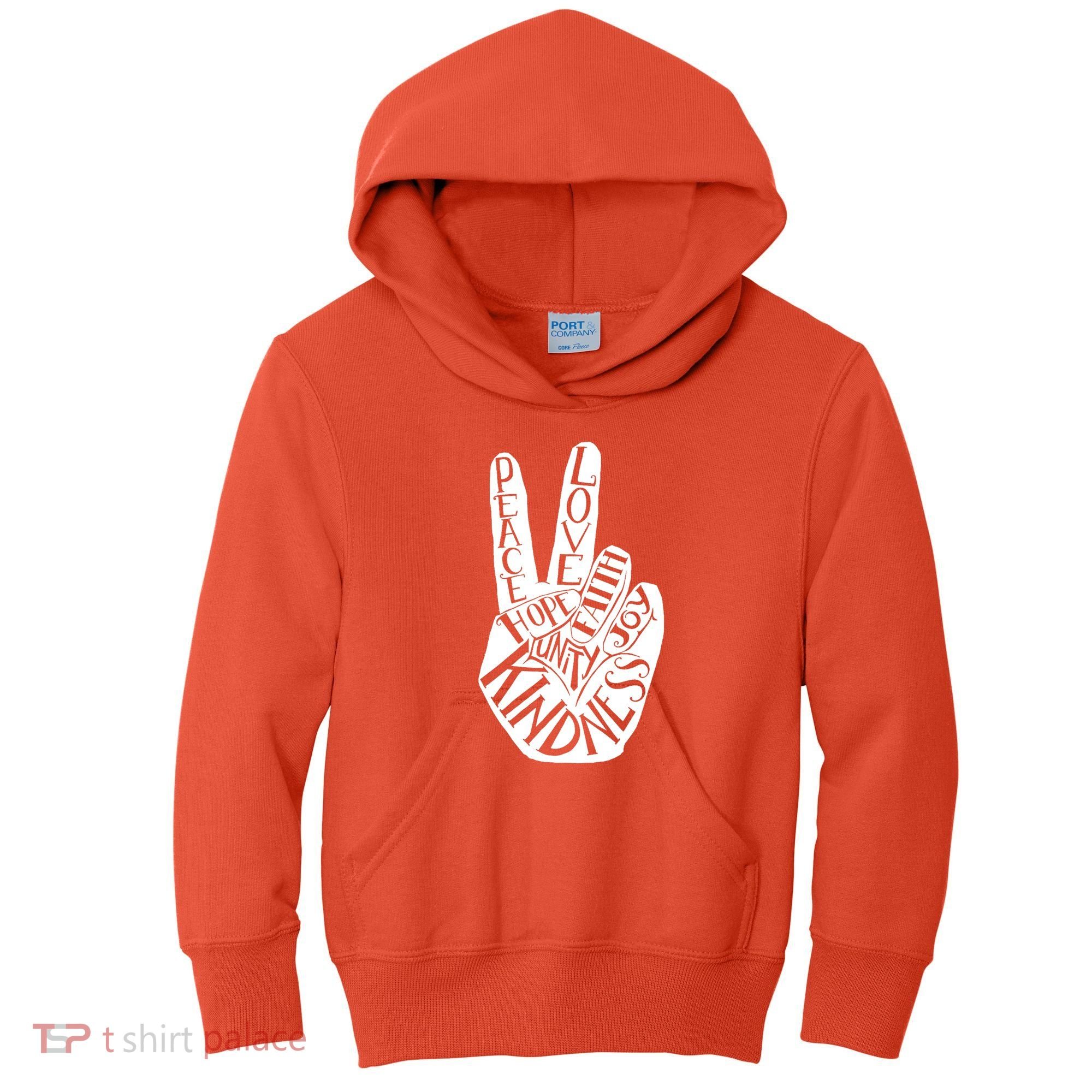 Unity Day Orange Kindness Antibulliyng Be Kind Teacher Kids Hoodie