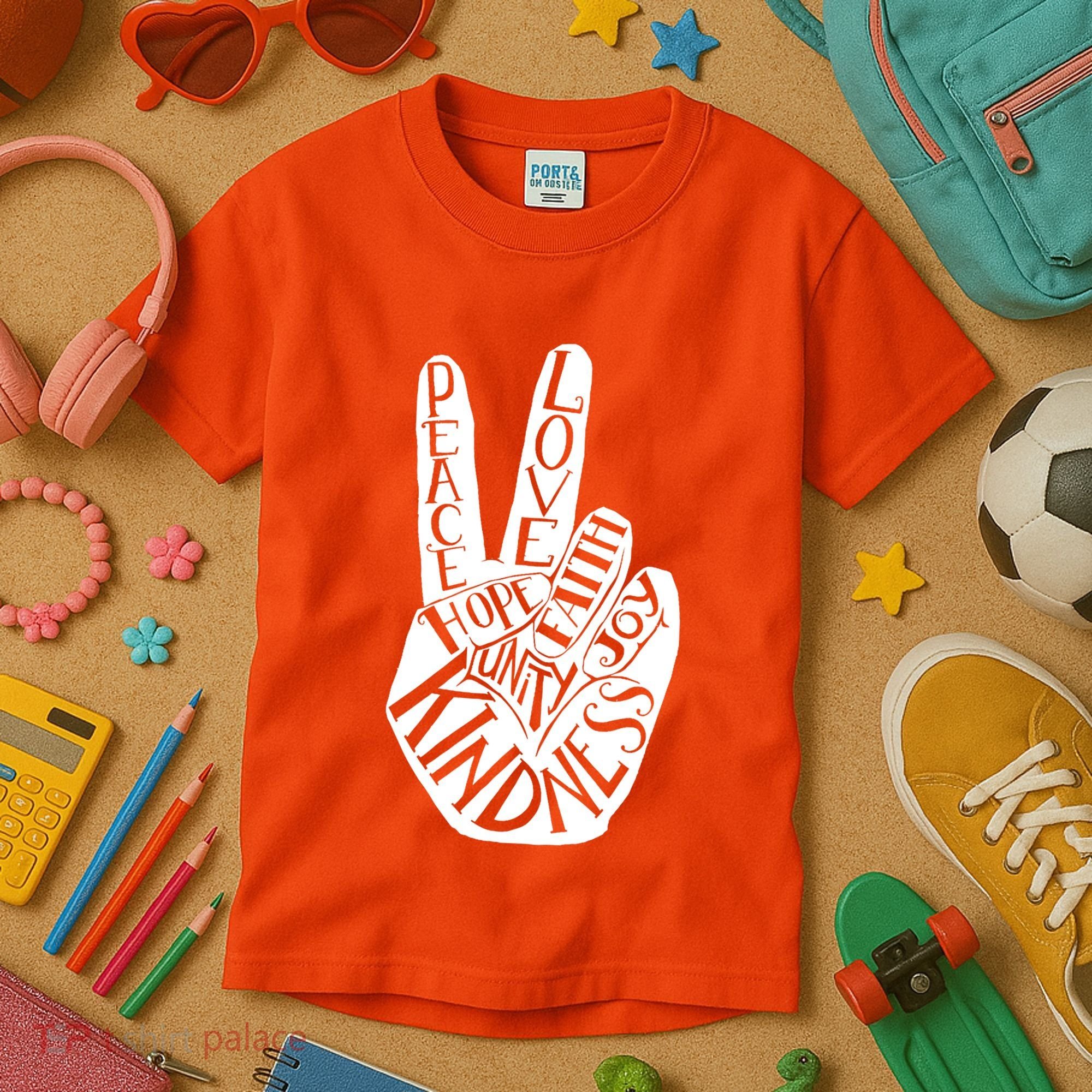 Unity Day Orange Kindness Antibulliyng Be Kind Teacher Kids T-Shirt