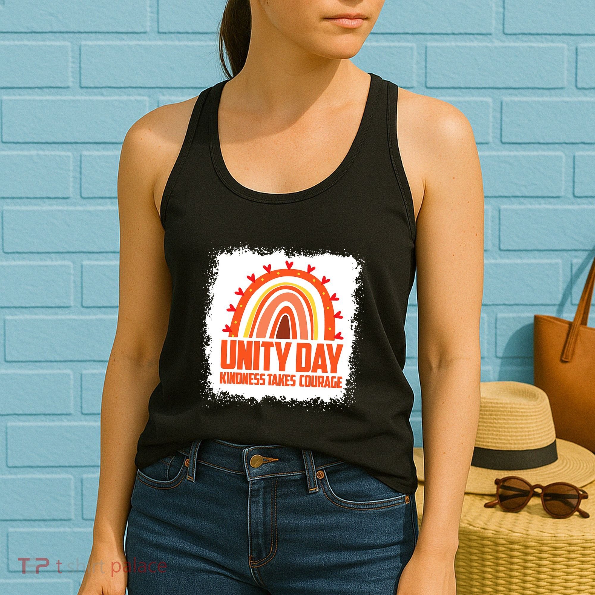 Unity Day Orange Kindness Takes Courage Unity Day Kids Women's Tank Top