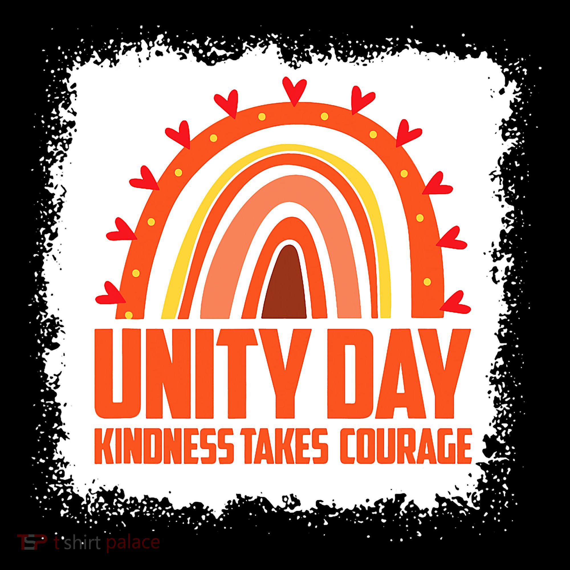 Unity Day Orange Kindness Takes Courage Unity Day Kids Toddler Hoodie
