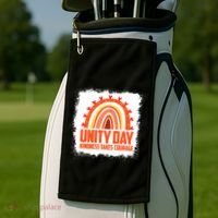 Unity Day Orange Kindness Takes Courage Unity Day Kids Golf Towel thumb 2