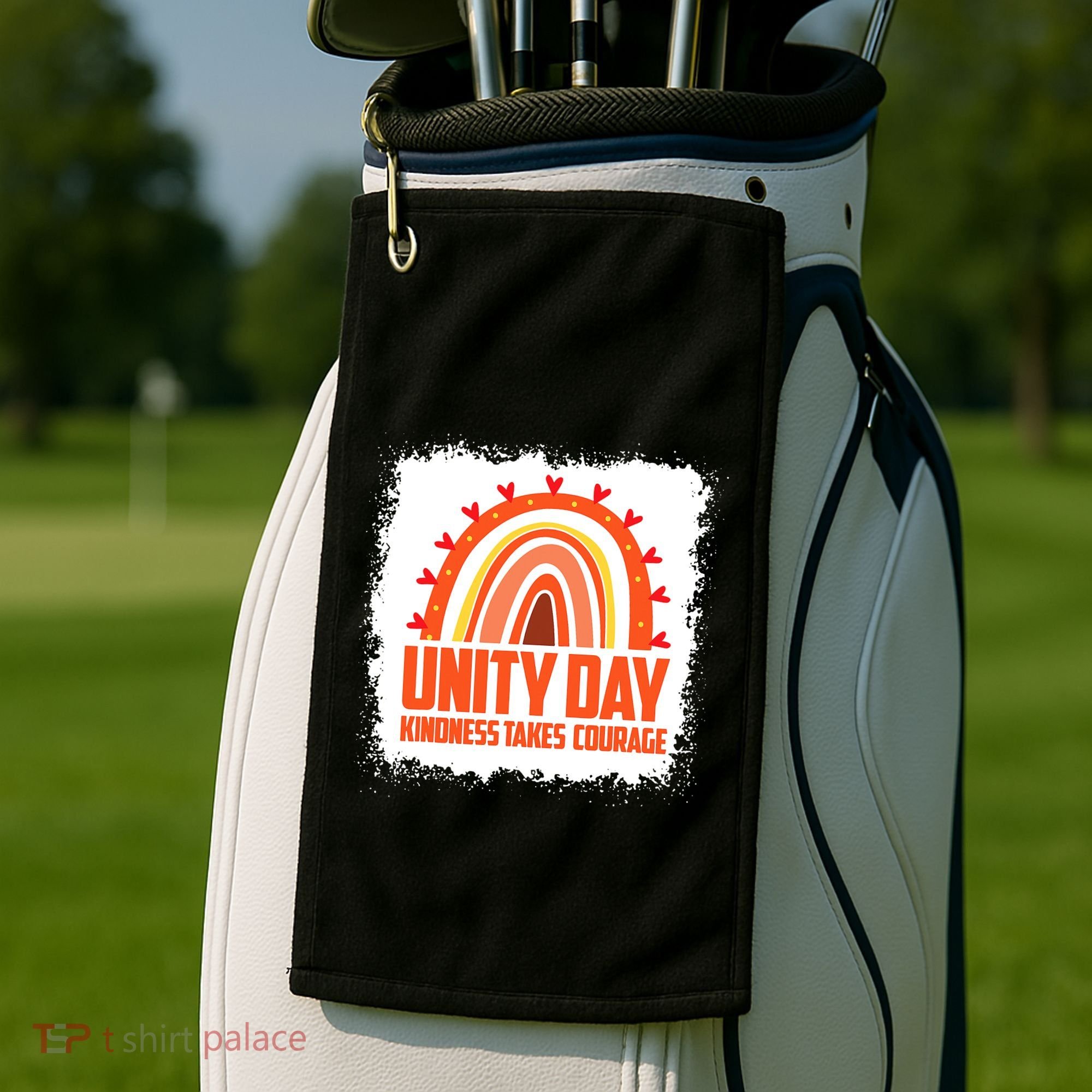 Unity Day Orange Kindness Takes Courage Unity Day Kids Golf Towel