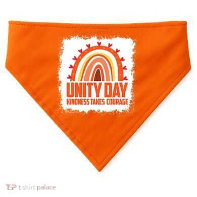 Unity Day Orange Kindness Takes Courage Unity Day Kids USA-Made Doggie Bandana