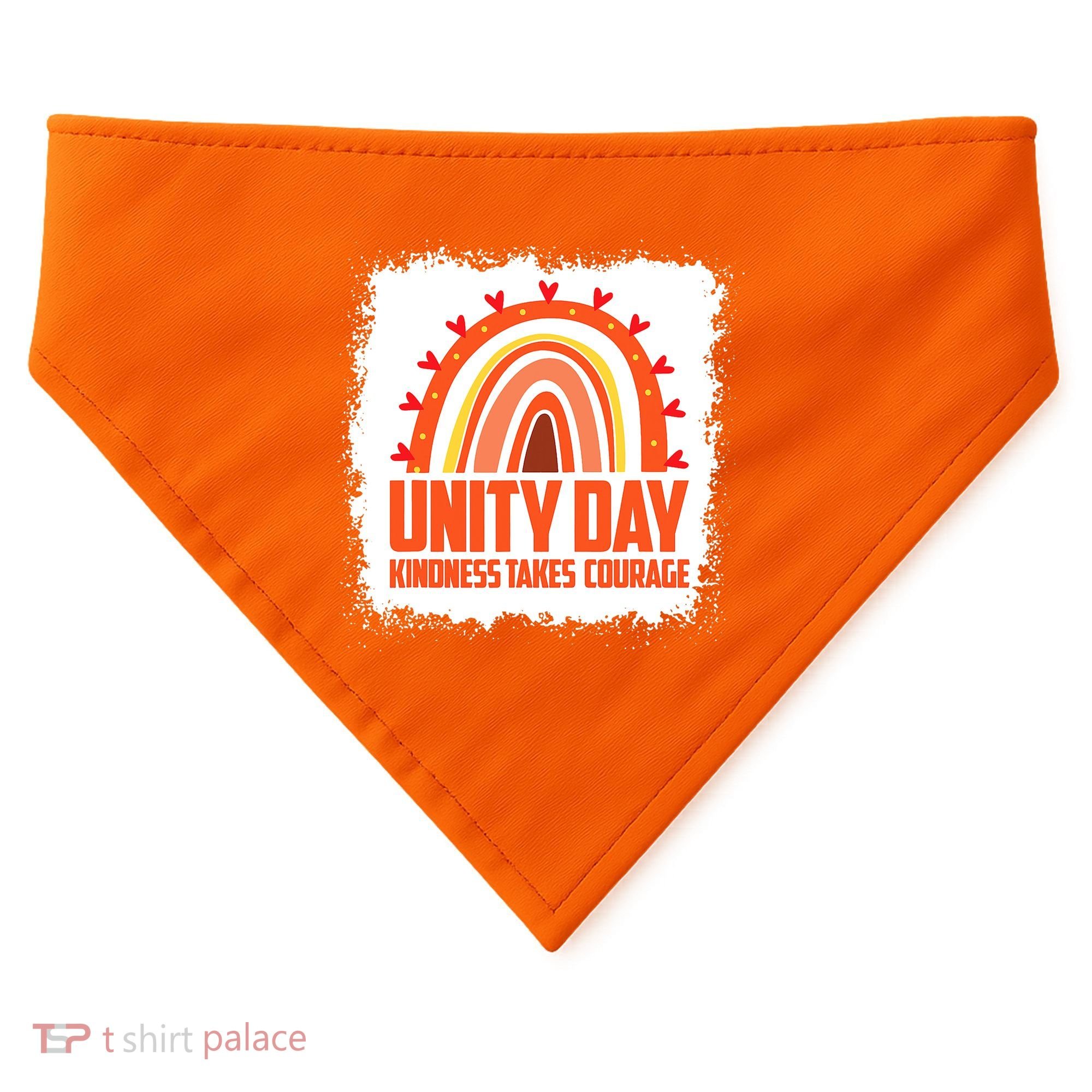 Unity Day Orange Kindness Takes Courage Unity Day Kids USA-Made Doggie Bandana