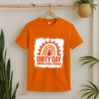 Unity Day Orange Kindness Takes Courage Unity Day Kids T-Shirt thumb 2