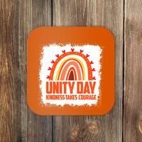 Unity Day Orange Kindness Takes Courage Unity Day Kids Coaster thumb 0