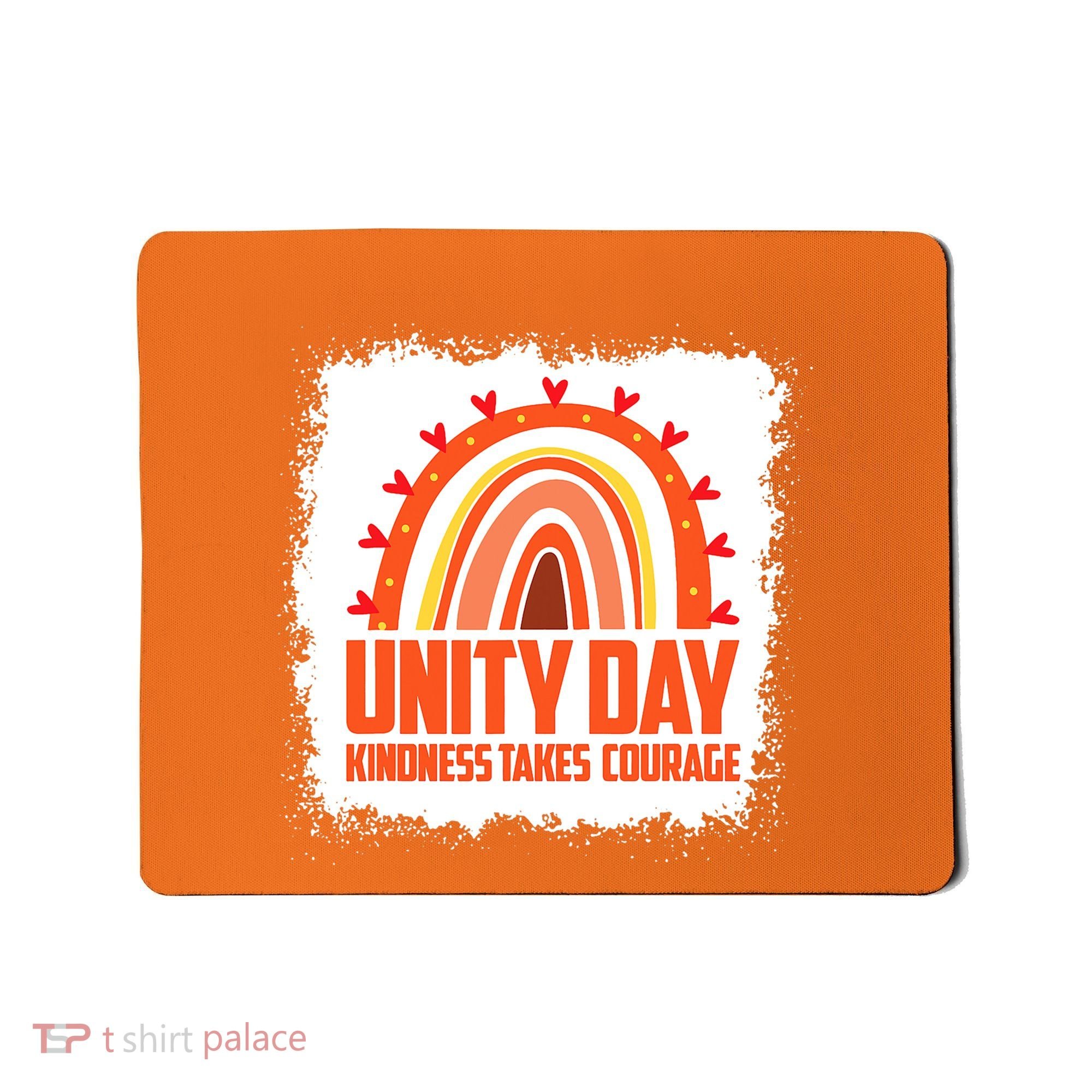 Unity Day Orange Kindness Takes Courage Unity Day Kids Mousepad