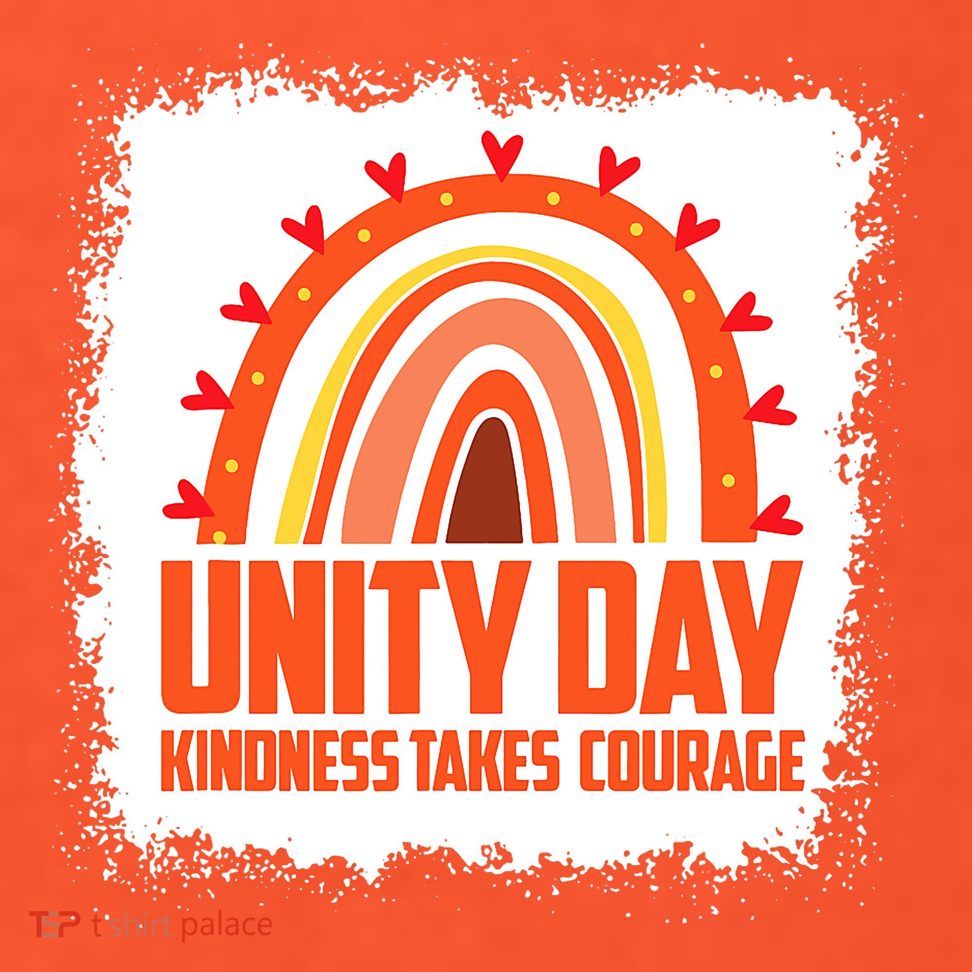 Unity Day Orange Kindness Takes Courage Unity Day Kids Toddler T-Shirt