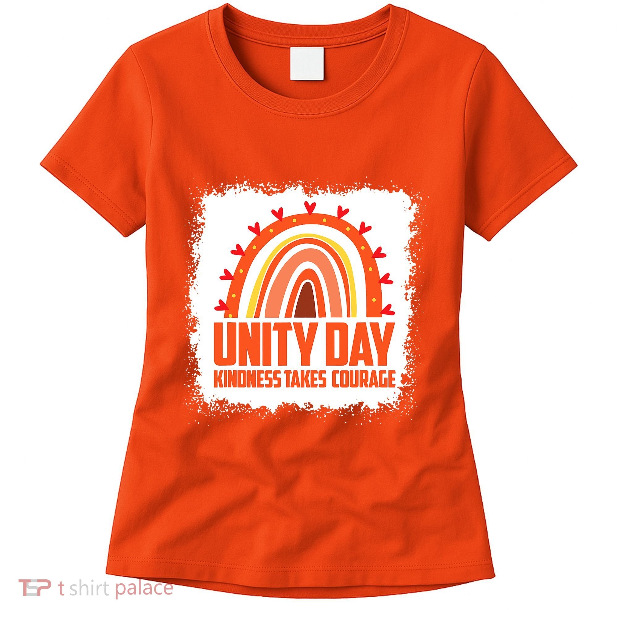 Unity Day Orange Kindness Takes Courage Unity Day Kids Women's T-Shirt