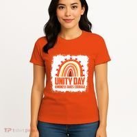Unity Day Orange Kindness Takes Courage Unity Day Kids Women's T-Shirt thumb 4