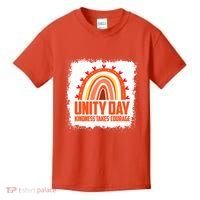 Unity Day Orange Kindness Takes Courage Unity Day Kids Kids T-Shirt thumb 0