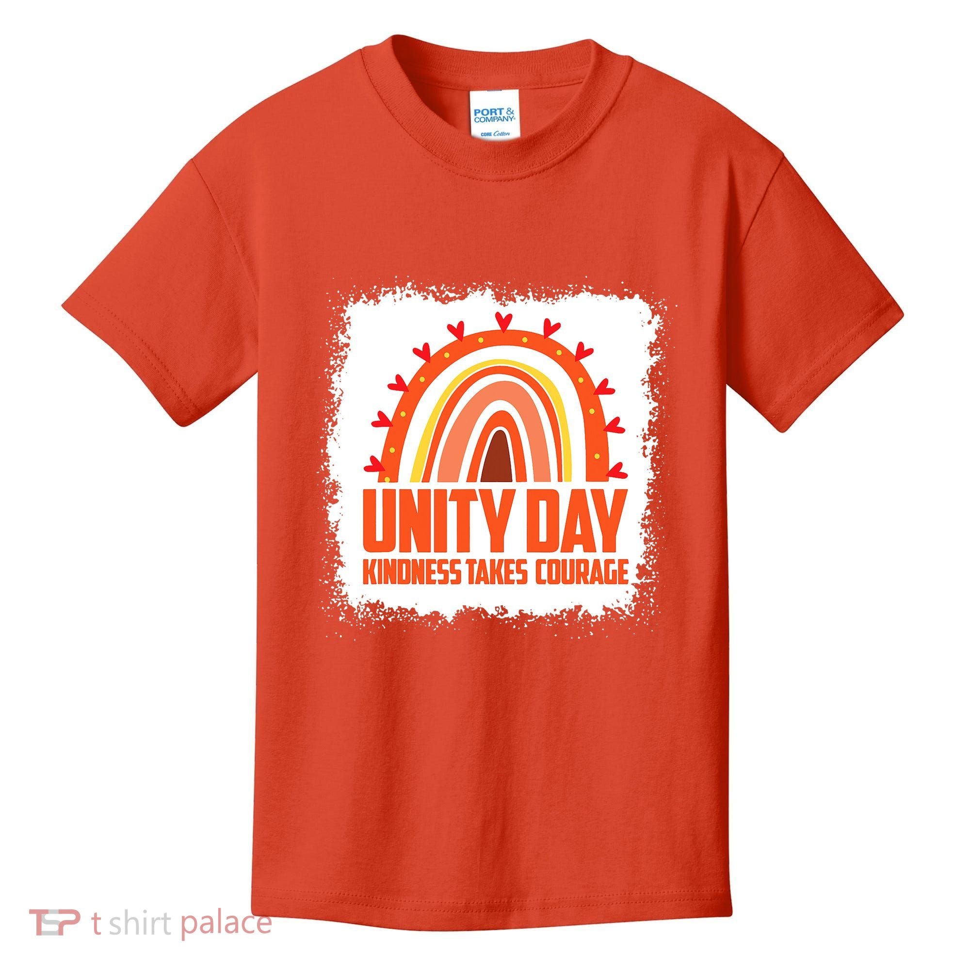 Unity Day Orange Kindness Takes Courage Unity Day Kids Kids T-Shirt