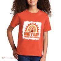 Unity Day Orange Kindness Takes Courage Unity Day Kids Kids T-Shirt thumb 2