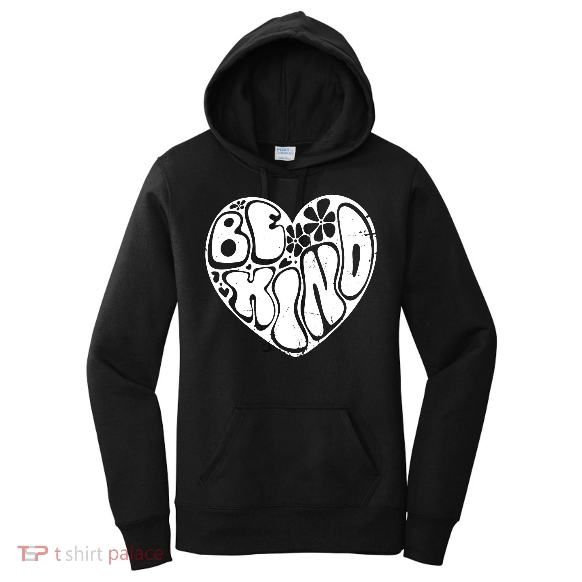 Unity Day Orange Heart Be Kind Anti Bullying Women's Hoodie