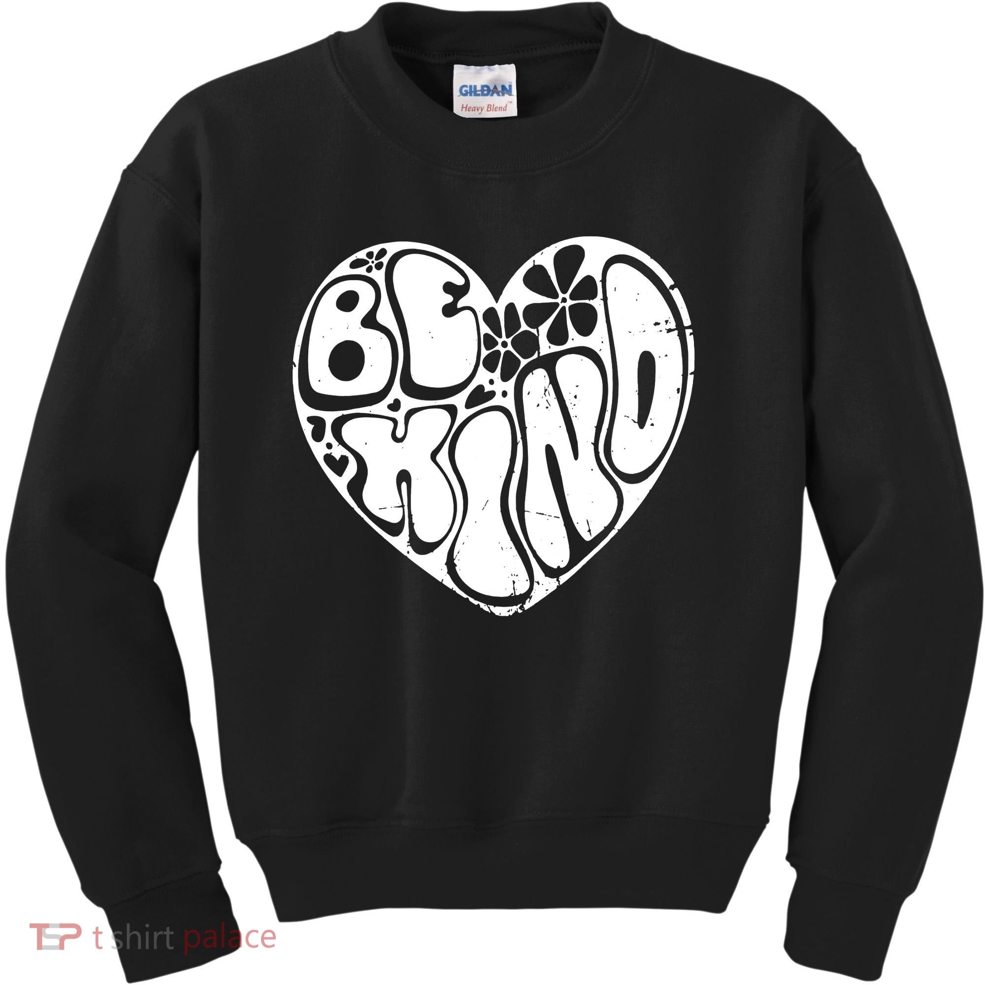 Unity Day Orange Heart Be Kind Anti Bullying Kids Sweatshirt