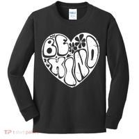 Unity Day Orange Heart Be Kind Anti Bullying Kids Long Sleeve Shirt thumb 0