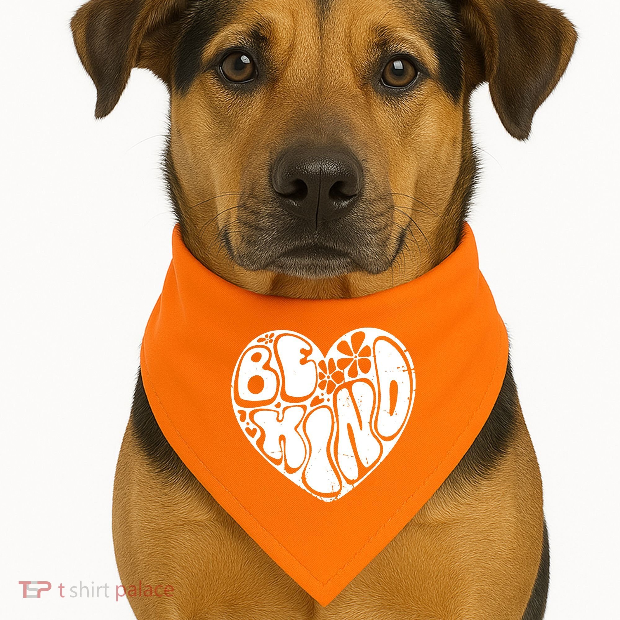 Unity Day Orange Heart Be Kind Anti Bullying USA-Made Doggie Bandana