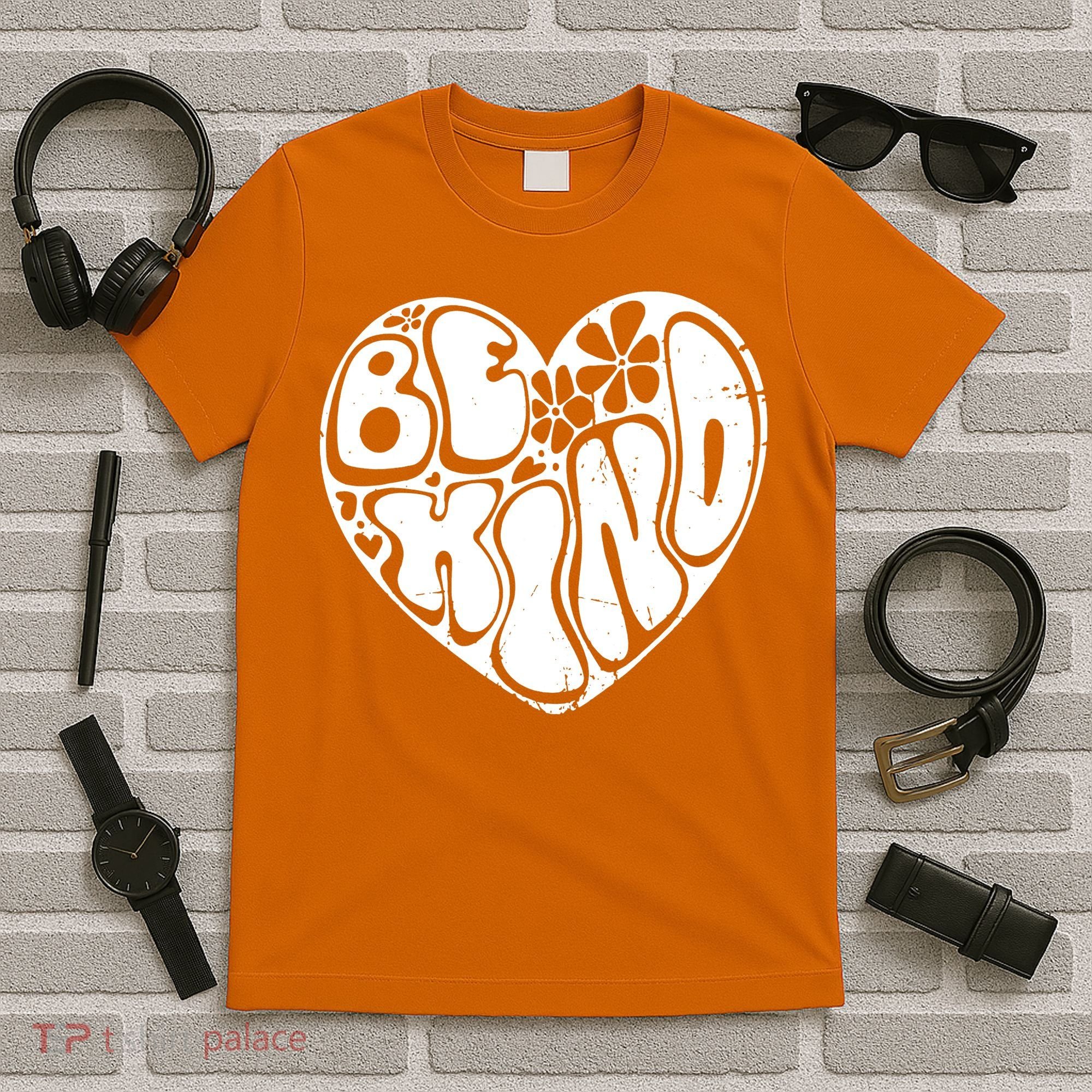 Unity Day Orange Heart Be Kind Anti Bullying T-Shirt