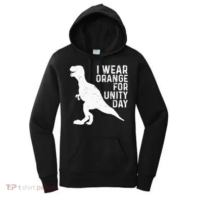 Unity Day Orange Unity Day Dinosaur Women's Hoodie