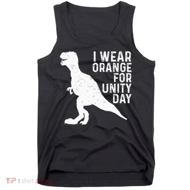 Unity Day Orange Unity Day Dinosaur Tank Top