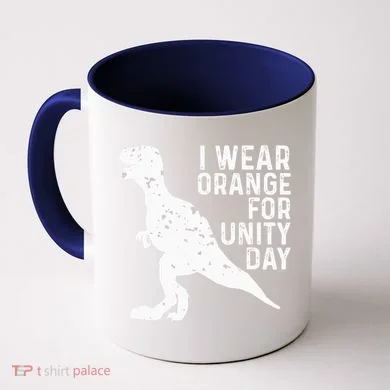 Unity Day Orange Unity Day Dinosaur Coffee Mug