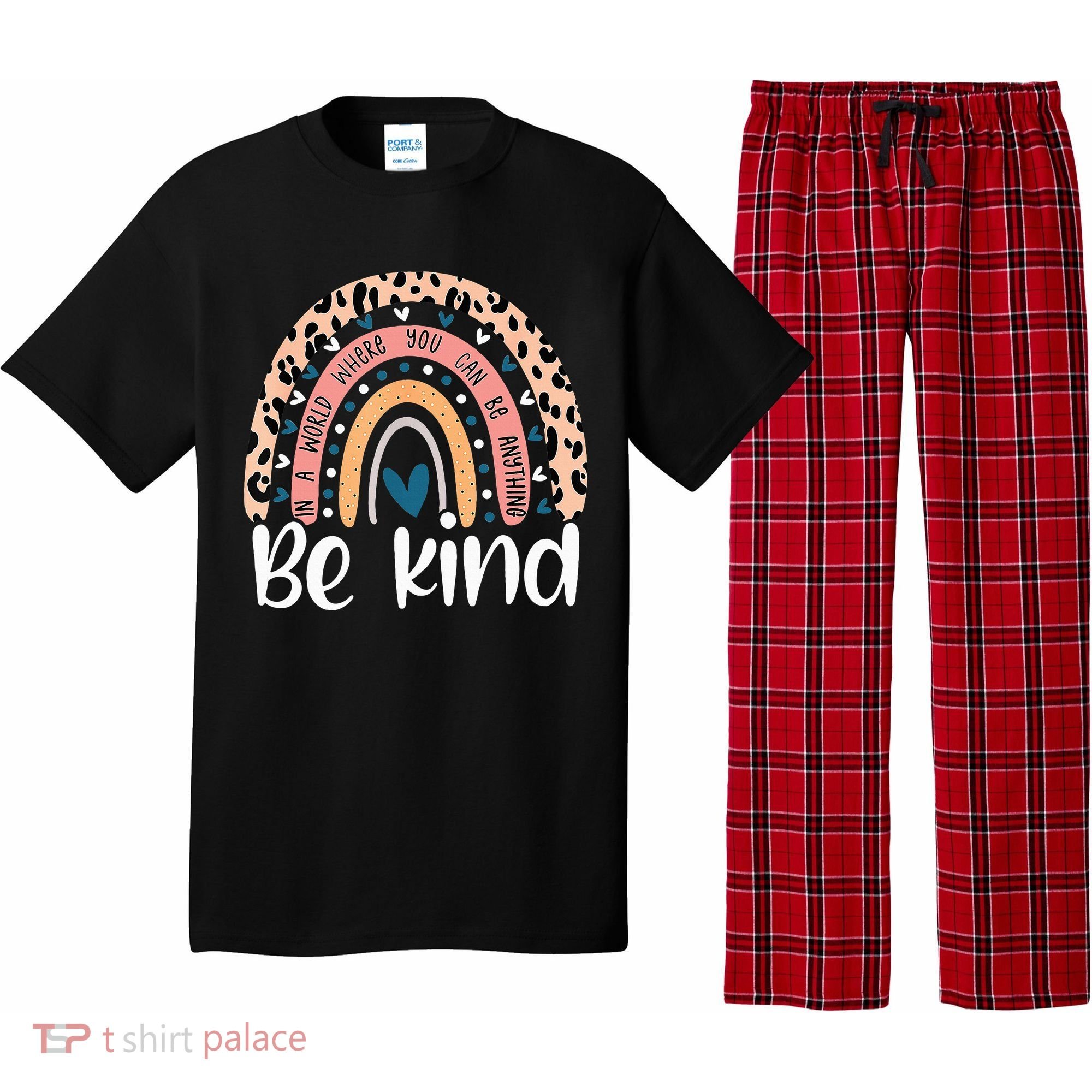 Unity Day Orange Anti Bullying Leopard Pajama Set