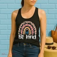 Unity Day Orange Anti Bullying Leopard Women's Tank Top thumb 2